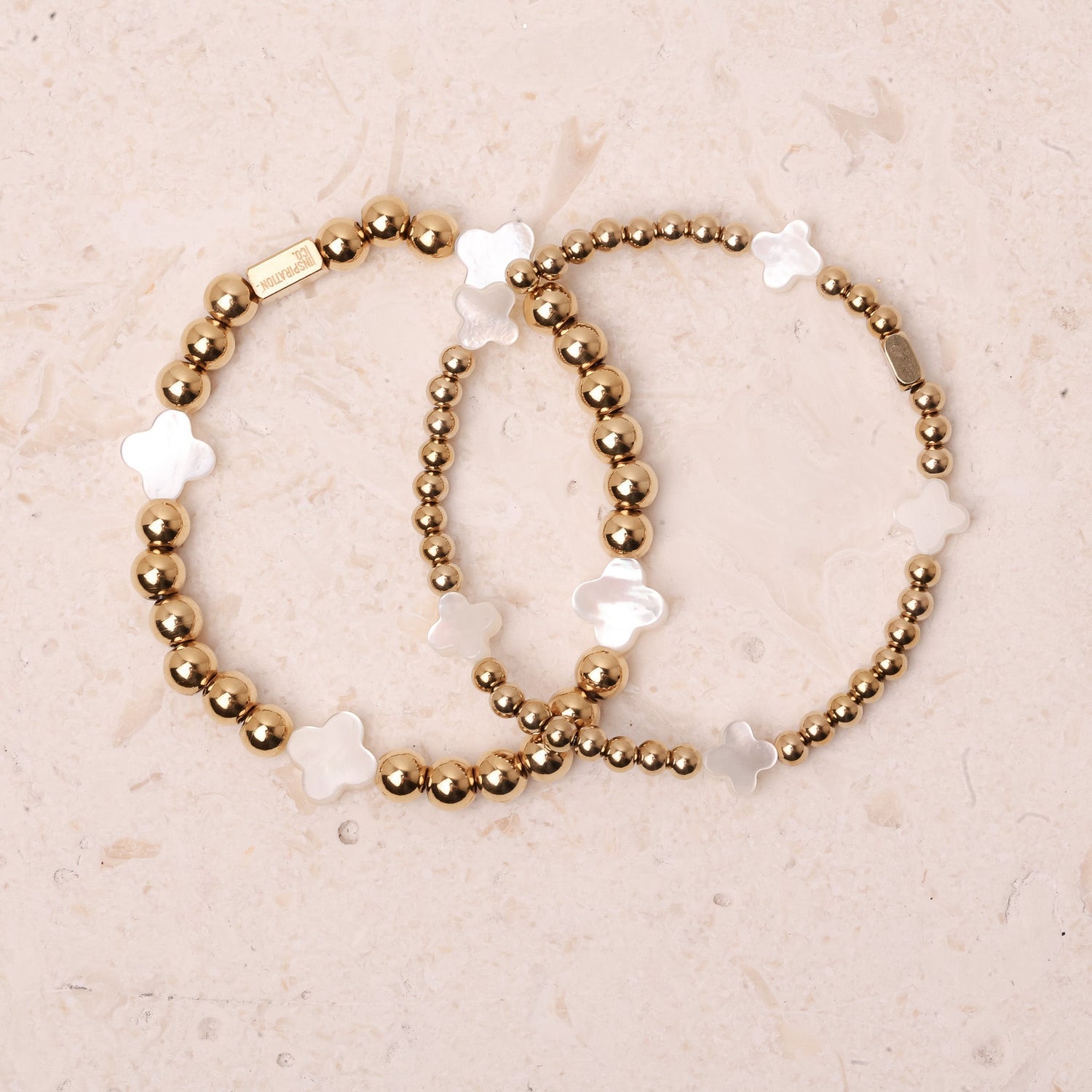 CLOVER BRACELET - MOTHER OF PEARL - Inspiration Co.