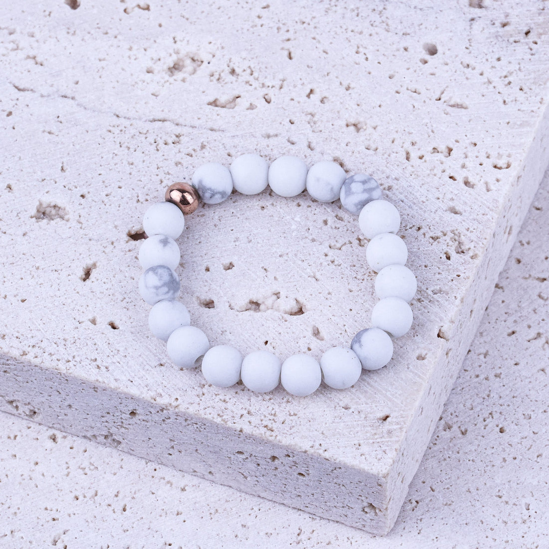 EARTHSTONE STRETCH RING - MARBLE - Inspiration Co.