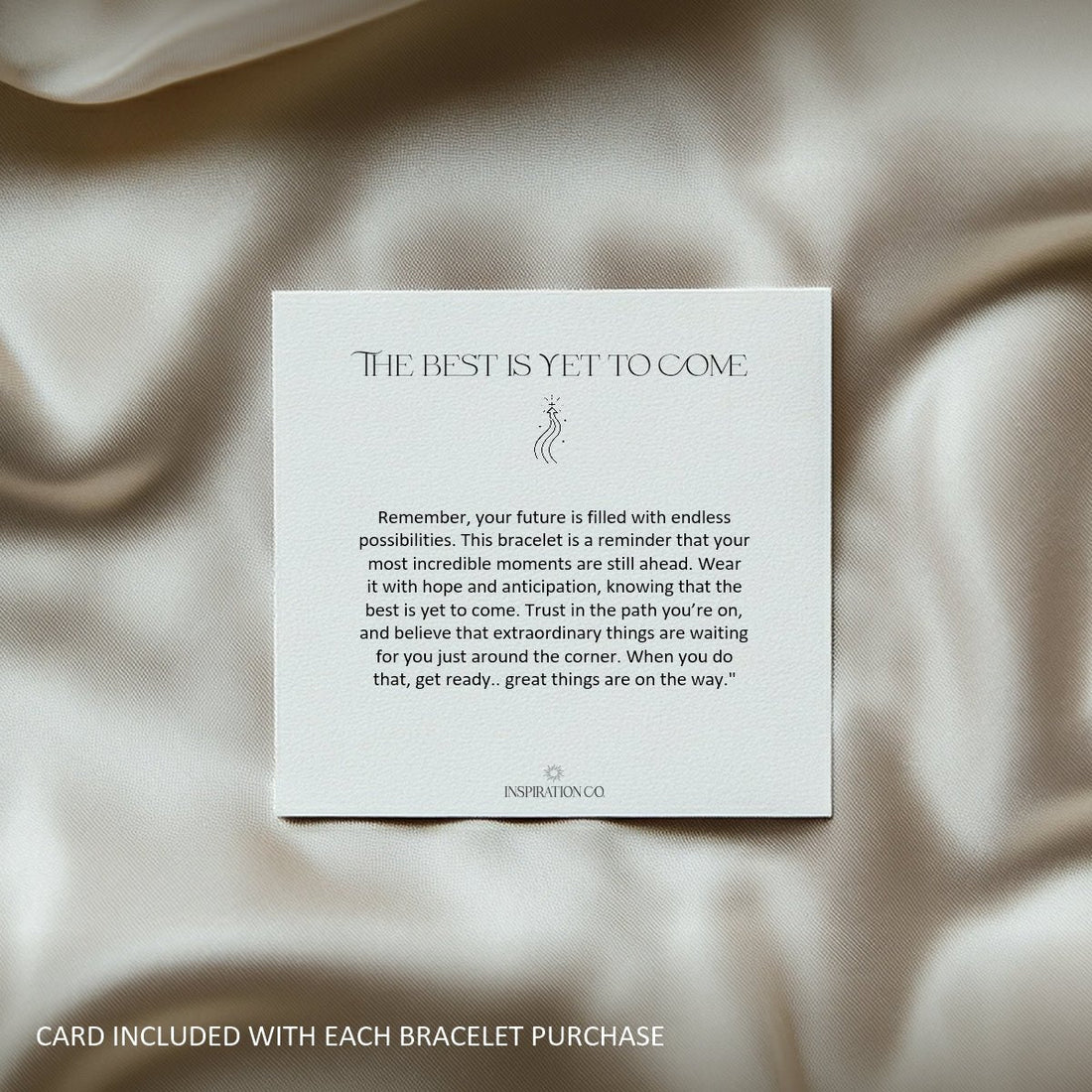 THE BEST IS YET TO COME - Mens Collection - Inspiration Co.